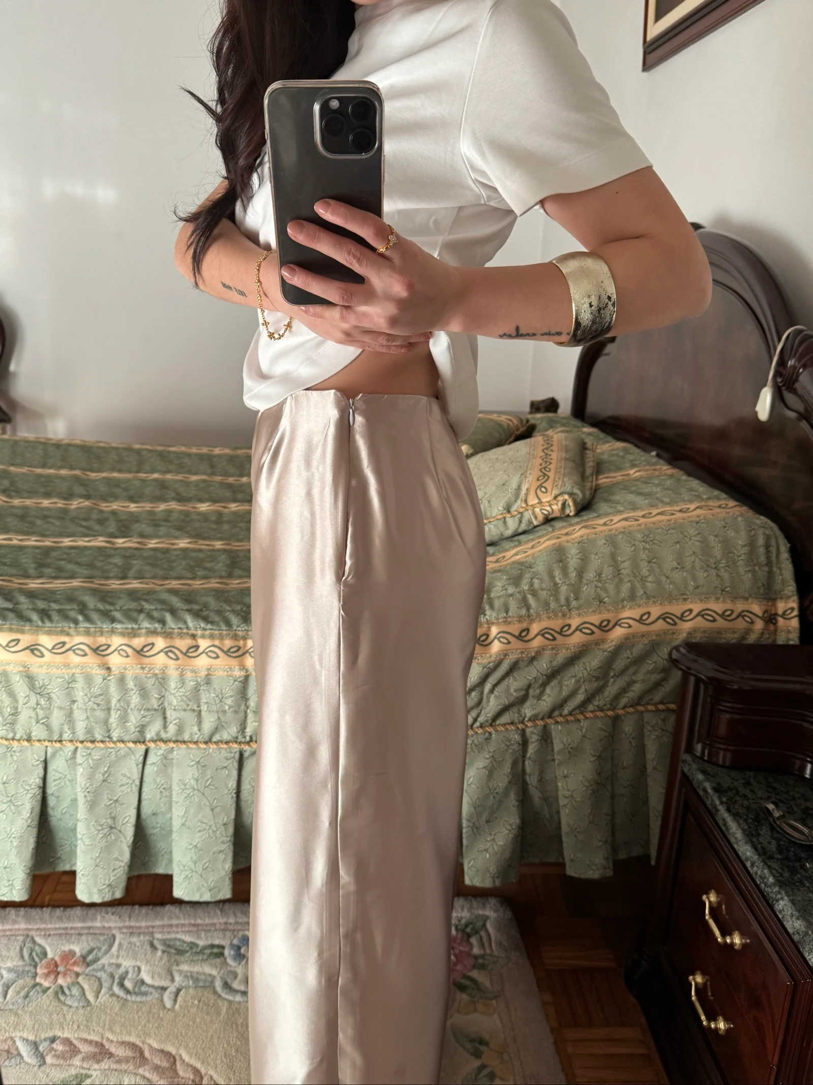 Pantalones de satén talla Xs – photo 2